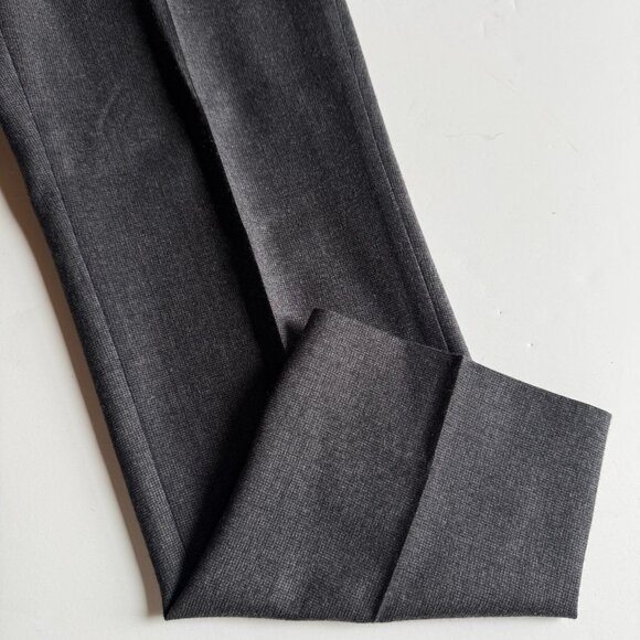 HUGO BOSS Charcoal Gray Tapered Dress Pants - 32R x 30 - Wool Blend - Picture 3 of 6